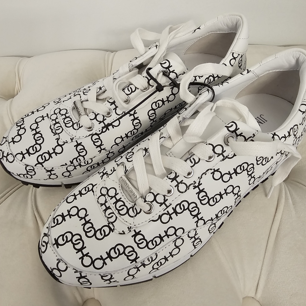 Size 37 Jimmy Choo Sneaker white and blue